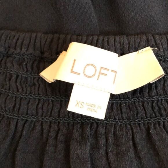 Loft navy and white dress/coverup size XS - Picture 5 of 6